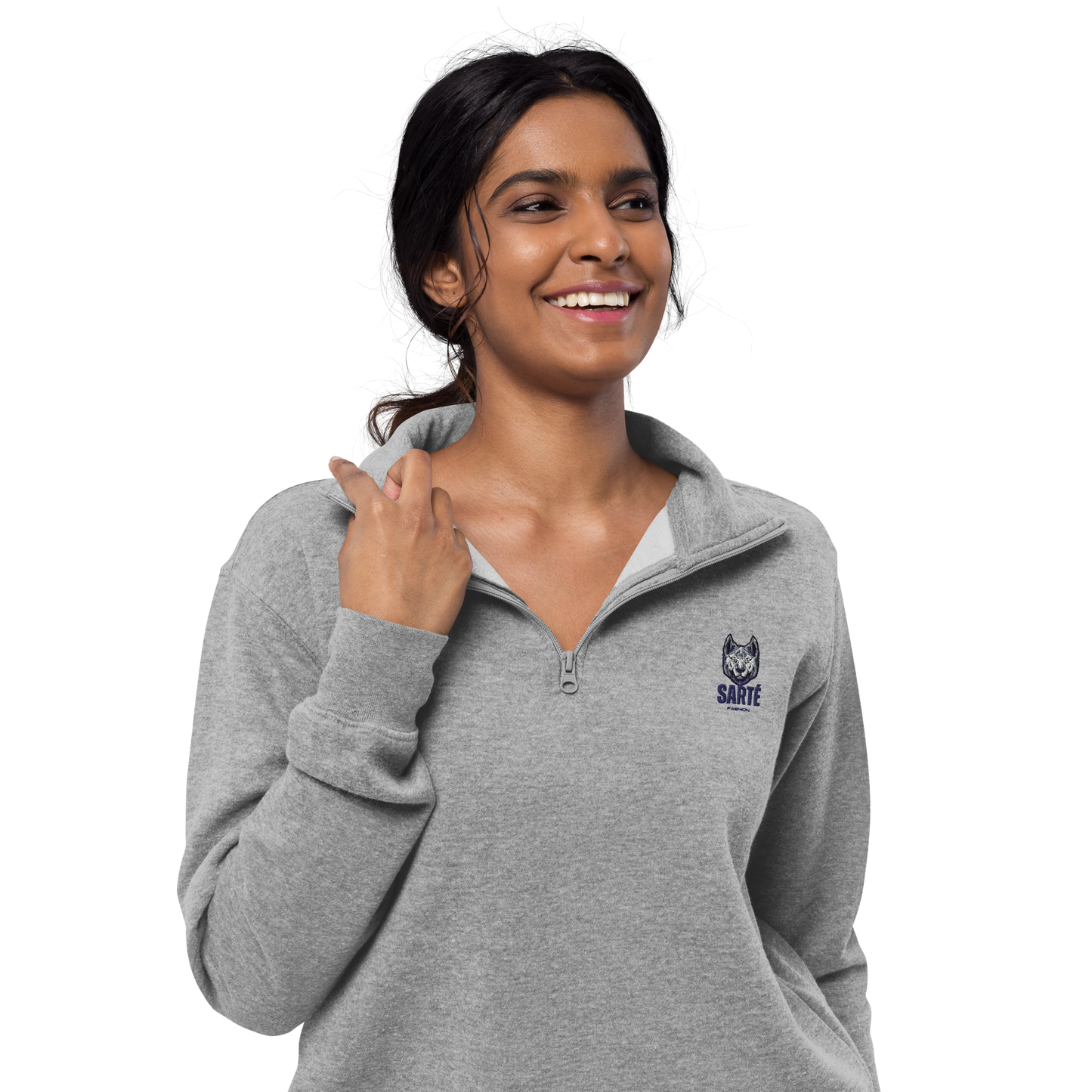 Sarté Unisex Fleece Pullover Quarter Zipper