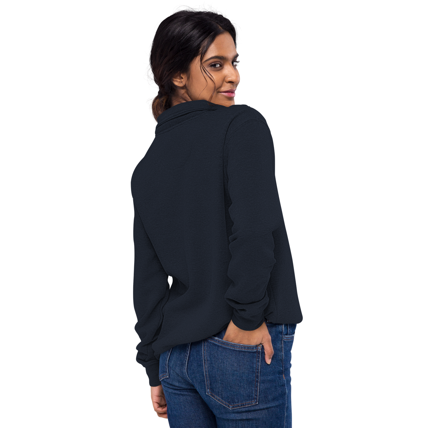 Sarté Unisex Fleece Pullover Quarter Zipper