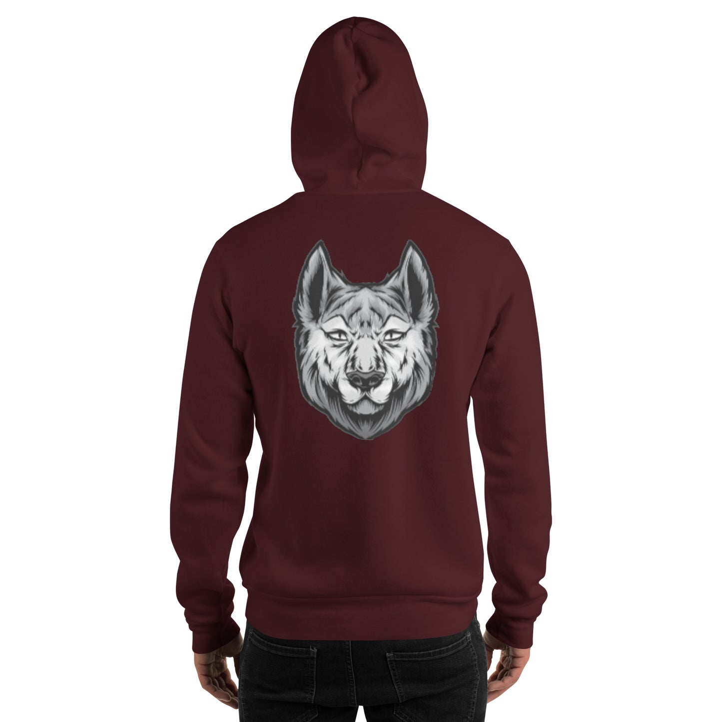 Sarté Wolf Back Unisex Hoodie